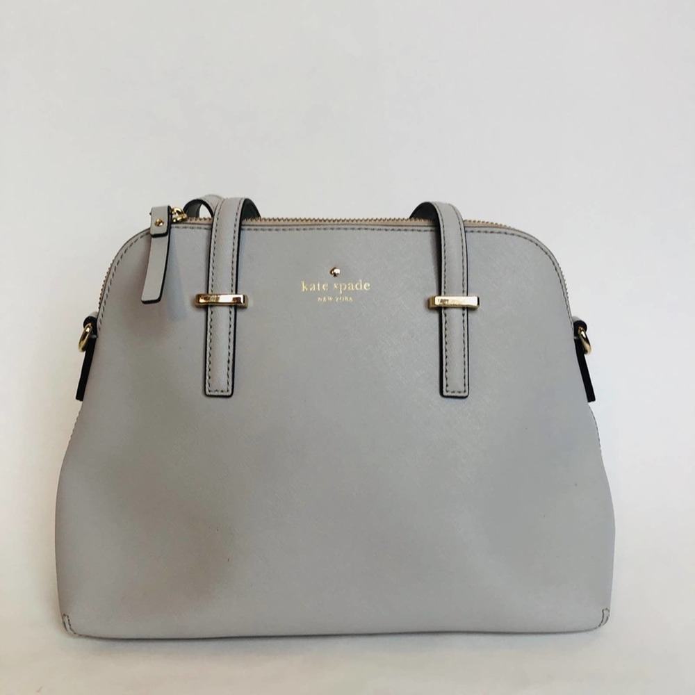 KATE SPADE MEDIUM TAUPE SATCHEL